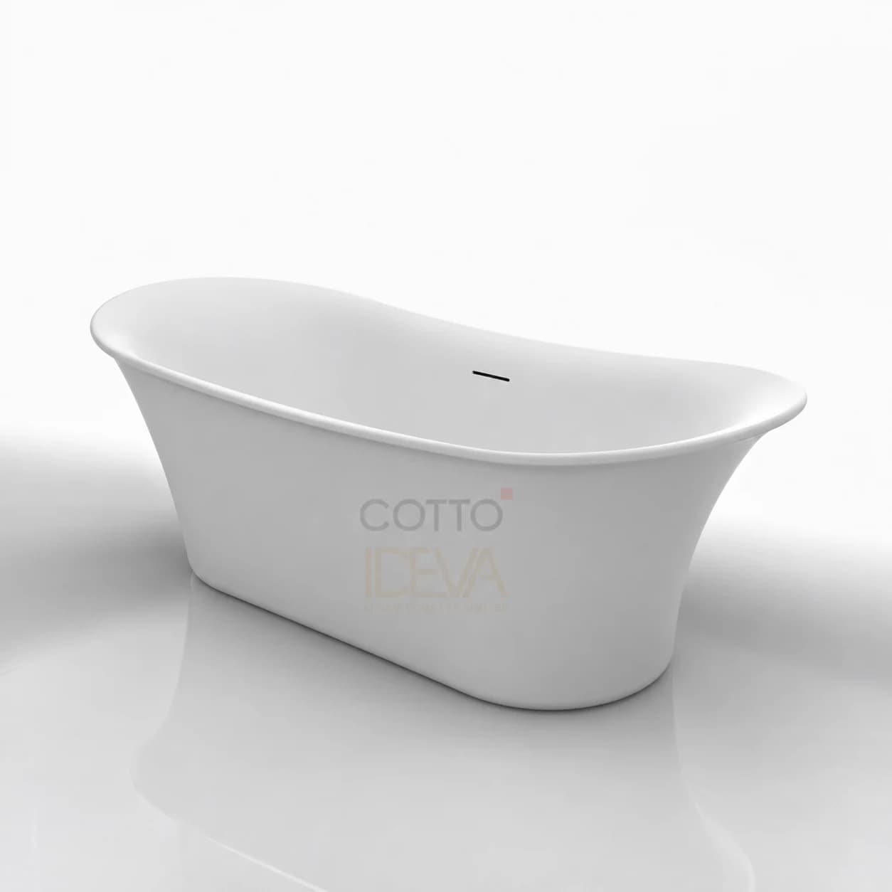 IDEVACPBT2077EP MWH QUINTA Free Standing Bath สีขาวแมท — อ่างอาบน้ำ