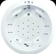 ATTINA whirlpool and air bath · White — Bathtub