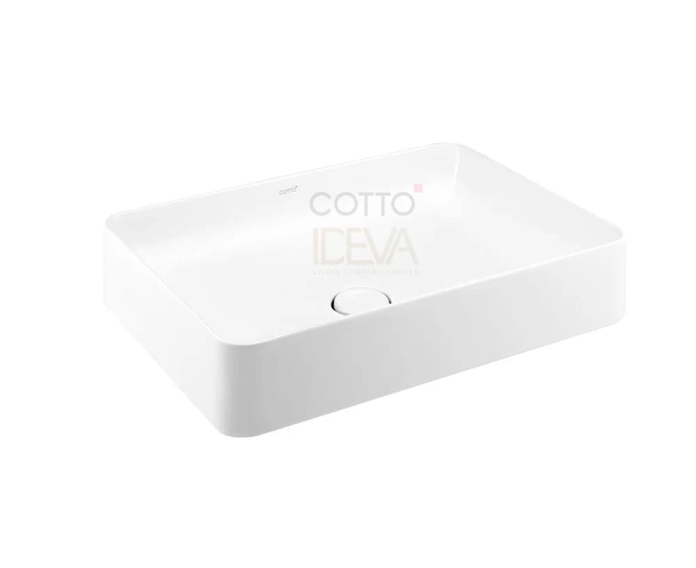 Sensation Rectango basin · Matte white — Image 1